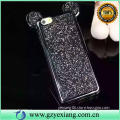 Guangzhou Free Sample Bling Glitter Electroplating TPU Cover for Moto G3